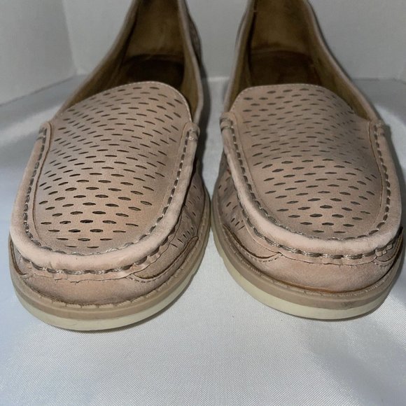 Natural Soul by Naturalizer 8.5 Pink Loafer Laser Cut Perforated Comfort Slip-On - Picture 5 of 5